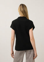 Load image into Gallery viewer, FDJ- Cap Sleeve Sweater in Black
