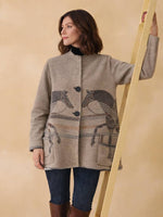Load image into Gallery viewer, Reversible Asymmetrical Equestrian Coat
