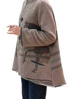 Load image into Gallery viewer, Reversible Asymmetrical Equestrian Coat

