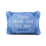 Load image into Gallery viewer, Try Me Needlepoint Pillow
