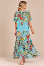 Load image into Gallery viewer, Wild Cosmos- Blue Floral Print Set
