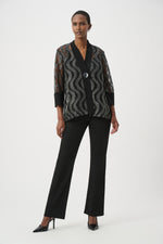 Load image into Gallery viewer, Sequin Embroidered Swing Jacket

