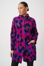 Load image into Gallery viewer, Animal Print Sweater Coat

