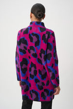 Load image into Gallery viewer, Animal Print Sweater Coat
