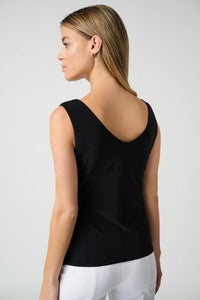 CLASSIC V-NECK CAMI STYLE - Black