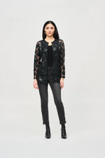 Load image into Gallery viewer, GEOMETRIC PATTERN JACKET - Black
