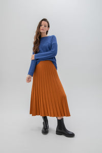 REMOVABLE TURTLENECK SWEATER - Blue