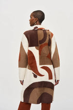 Load image into Gallery viewer, ABSTRACT SWEATER COAT
