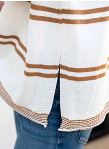 Catalina Sweater - Tobacco Stripes