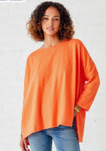 Load image into Gallery viewer, Catalina Slub Tee - Orange Peel
