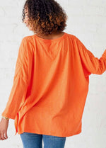 Load image into Gallery viewer, Catalina Slub Tee - Orange Peel
