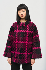 Load image into Gallery viewer, PINK PLAID COAT
