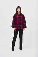 Load image into Gallery viewer, PINK PLAID COAT
