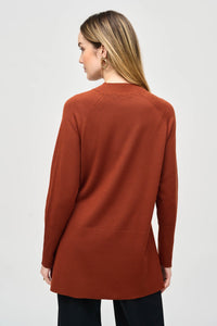 MOCK NECK TUNIC - Cinnamon