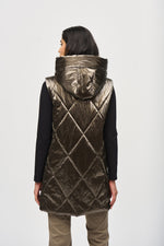 Load image into Gallery viewer, QUILTED PUFFER VEST - Taupe
