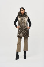 Load image into Gallery viewer, QUILTED PUFFER VEST - Taupe
