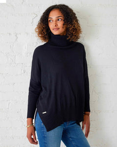 Catalina Turtleneck Sweater - Black