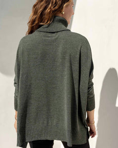 Catalina Turtleneck Sweater - Olive