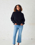 Load image into Gallery viewer, Beachside Turtleneck - Black
