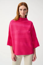 Load image into Gallery viewer, BOXY MOCK NECK TOP - Geranium
