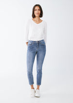 Load image into Gallery viewer, FDJ OLIVIA SLIM ANKLE - Medium Wash
