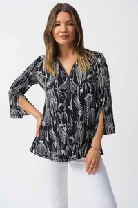 EMBELLISHED ABSTRACT TOP