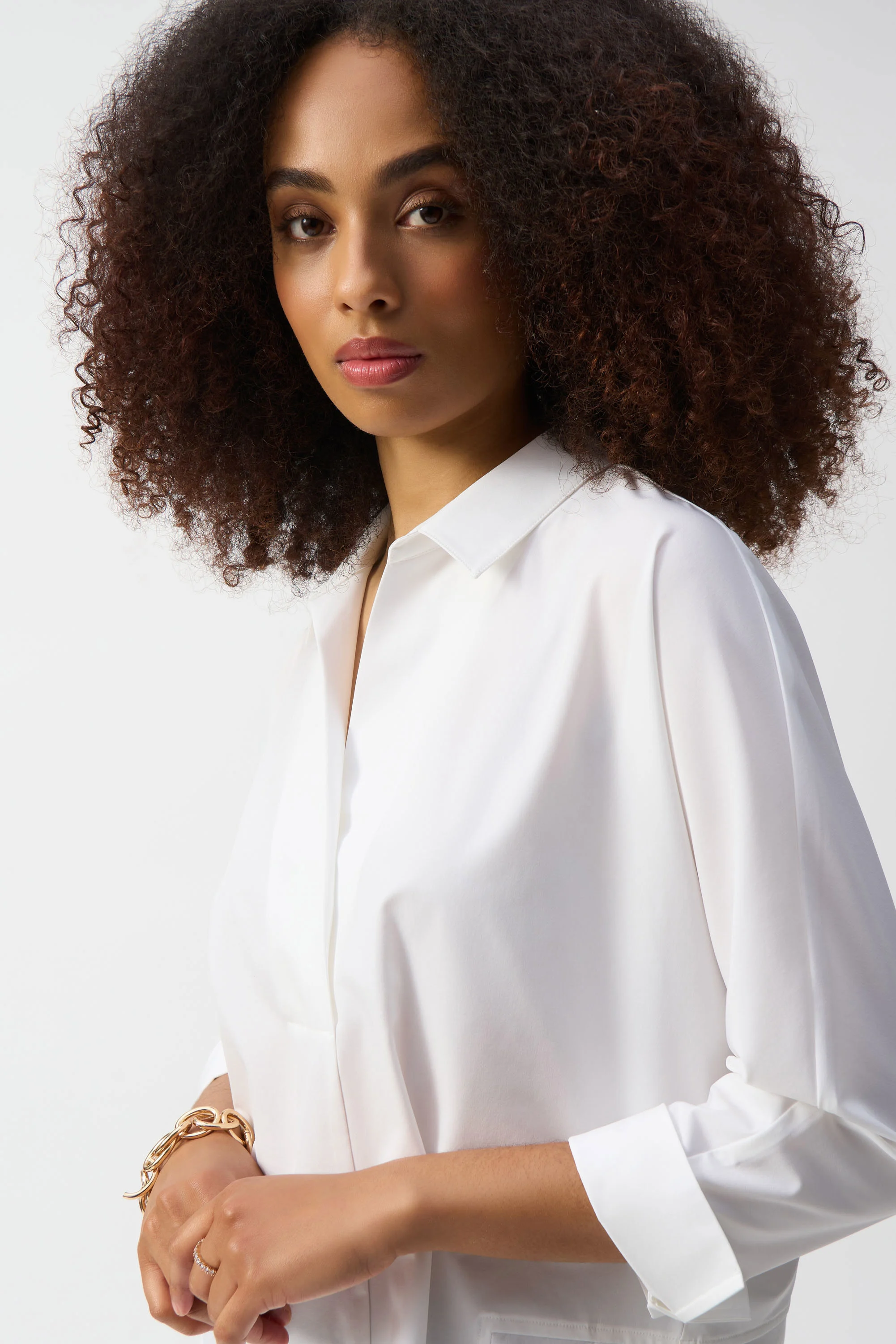 POPLIN BOXY SHIRT - Vanilla