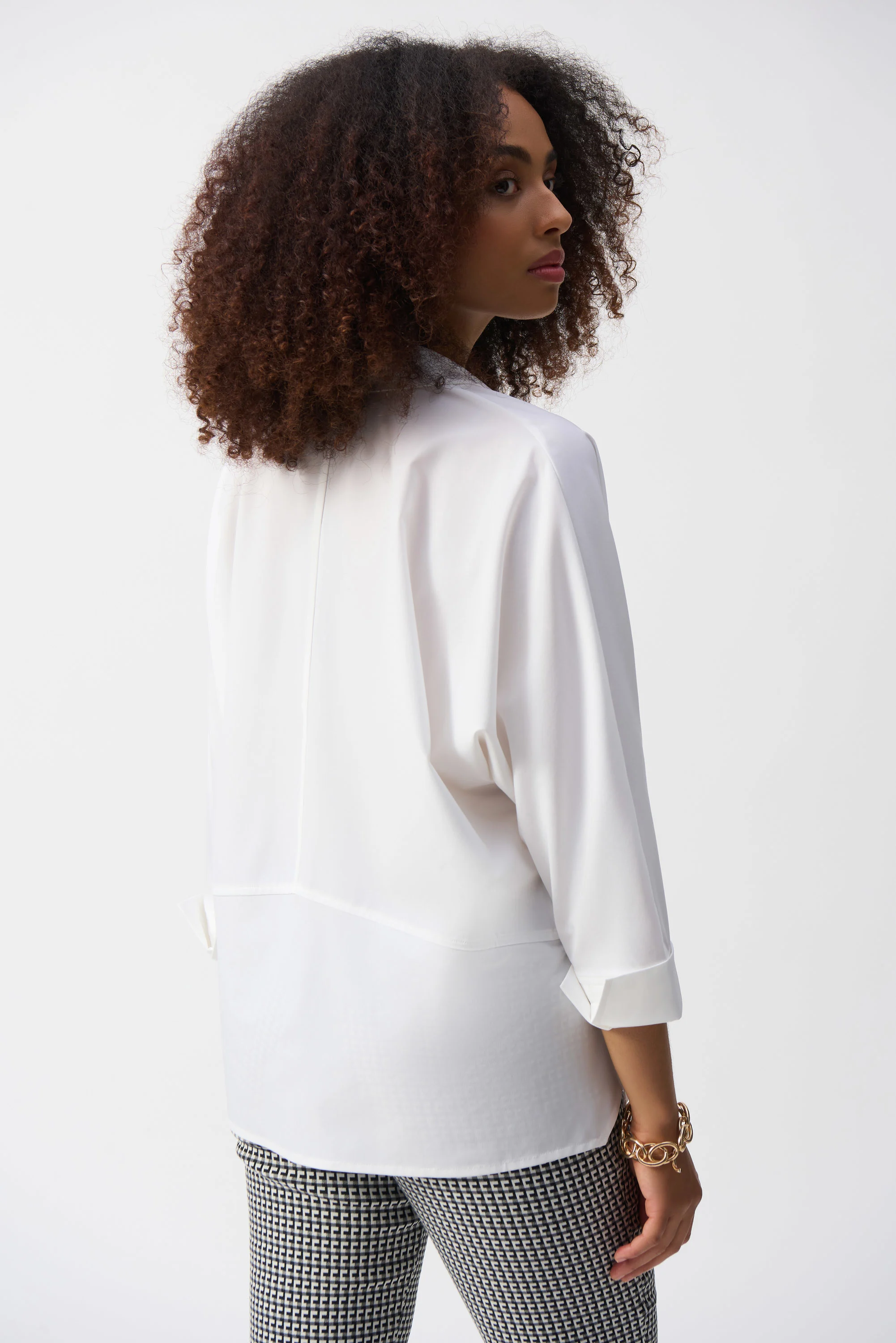 POPLIN BOXY SHIRT - Vanilla