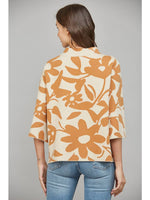 Load image into Gallery viewer, MOCK NECK SWEATER - Sand/Rust

