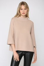 Load image into Gallery viewer, MOCK NECK SWEATER - Beige
