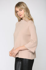 Load image into Gallery viewer, MOCK NECK SWEATER - Beige
