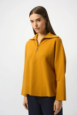 Load image into Gallery viewer, BOX 1/4 ZIP PULLOVER - Mustard
