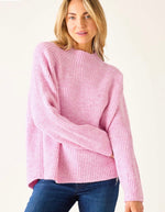 Load image into Gallery viewer, Monograph Mockneck Sweater - Pink
