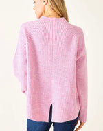 Load image into Gallery viewer, Monograph Mockneck Sweater - Pink

