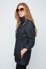 Load image into Gallery viewer, Renuar Black Rain Coat
