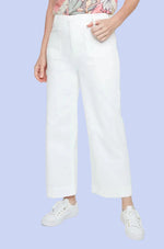 Load image into Gallery viewer, Renuar Wide Leg Pant - Cream
