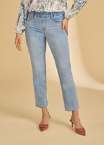 Load image into Gallery viewer, Basic Pull-On Straight Ankle Denim, Light Wash
