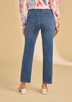Load image into Gallery viewer, Basic Pull-On Straight Ankle Denim, Medium Wash
