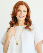 Load image into Gallery viewer, 1 Bam Bird Mahjong Tile Long Necklace
