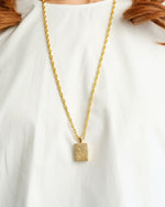 Load image into Gallery viewer, 1 Bam Bird Mahjong Tile Long Necklace
