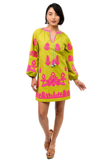 Load image into Gallery viewer, IVY JANE- APPLIQUE TUNIC DRESS
