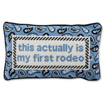 Load image into Gallery viewer, First Rodeo Needlepoint Pillow
