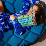 Load image into Gallery viewer, Mahjong Needlepoint Pillow
