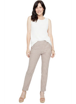 Load image into Gallery viewer, Renuar Mocha Pinstripe Woven Pant
