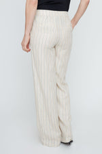 Load image into Gallery viewer, Renuar Natural Woven Striped Pant
