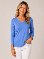 Load image into Gallery viewer, Lulu-B Periwinkle Long sleeve top
