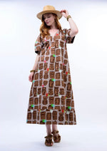Load image into Gallery viewer, IVY JANE- Uncle Frank Tahiti Tiki Dress
