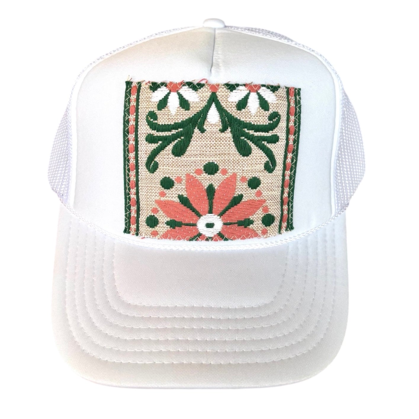 ORIJINAL - TRUCKER WHITE EMBROIDERED TRIM 1