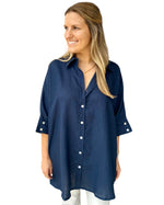 Load image into Gallery viewer, HAYDON SHIRT - Navy
