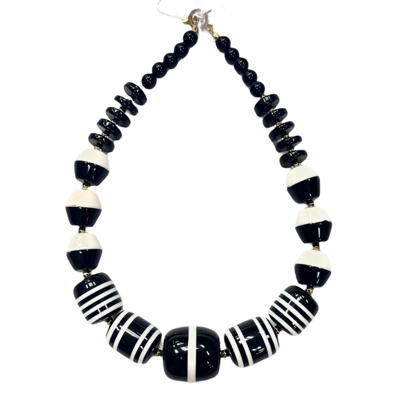 Black & White Bead Necklace